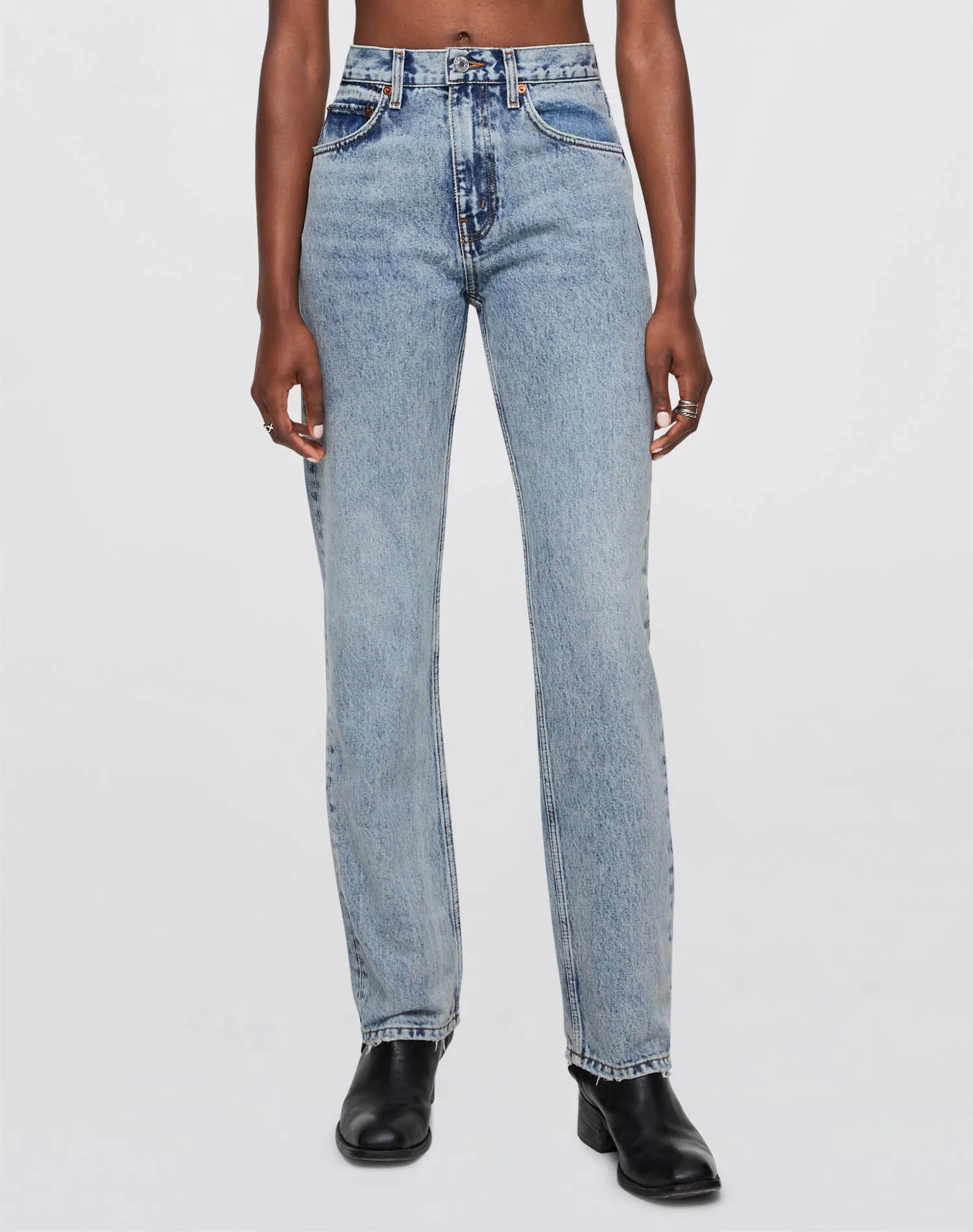 The Mel Jean - River Indigo sold by Re/Done