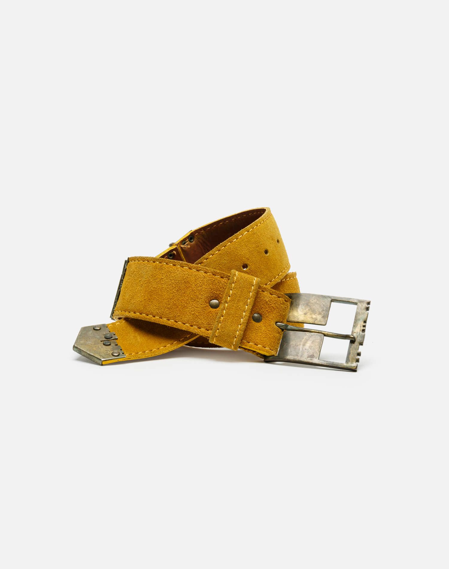60s Suede Yellow Belt sold by Re/Done product image thumbnail 4