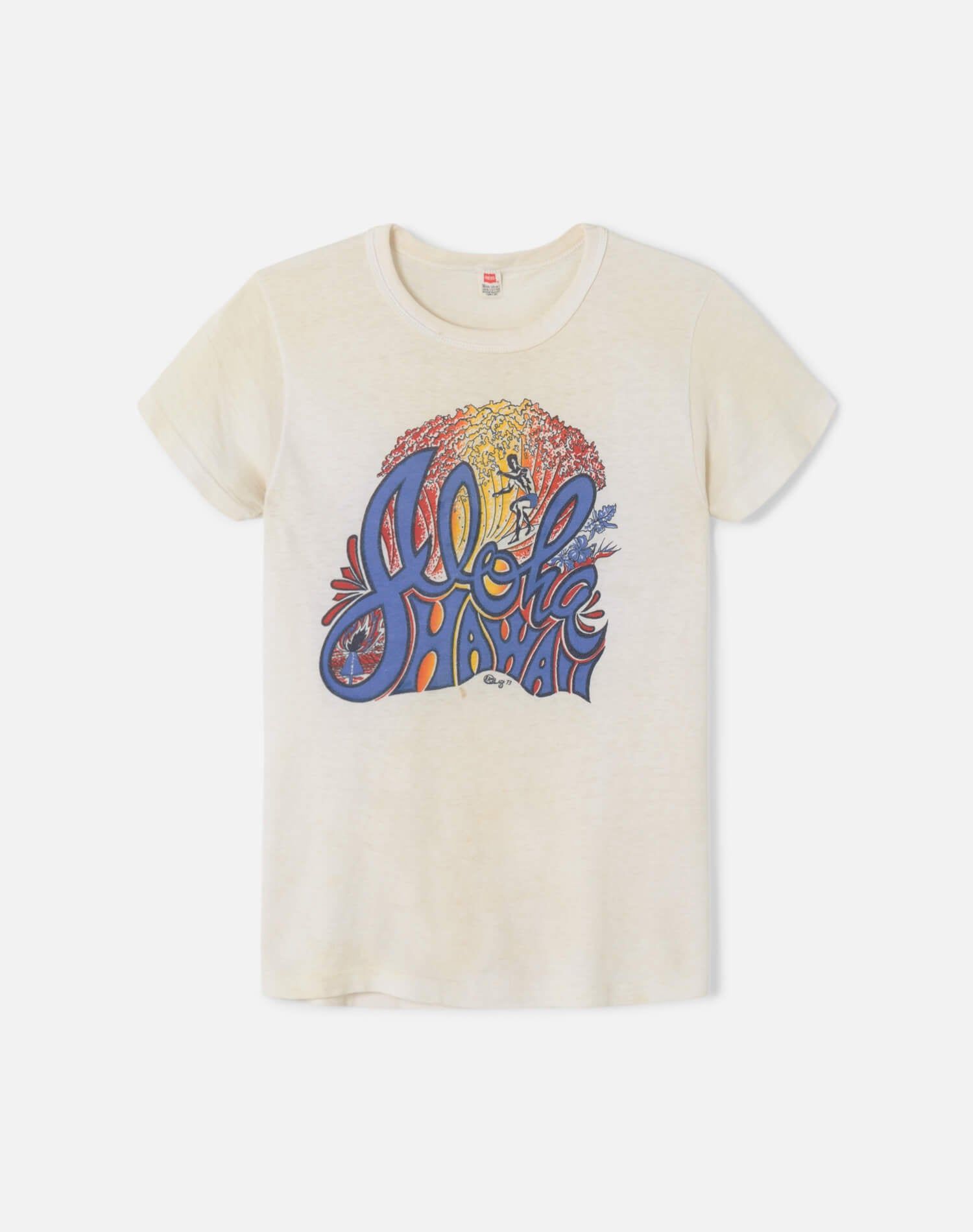 70s Hanes Aloha Tee - #14 sold by Re/Done