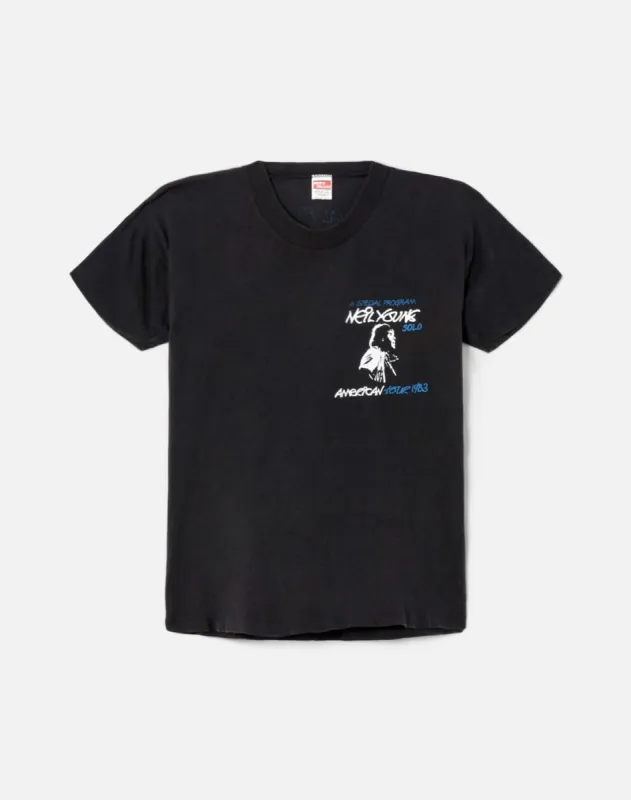 1983 Neil Young Solo Tour Tee sold by Re/Done