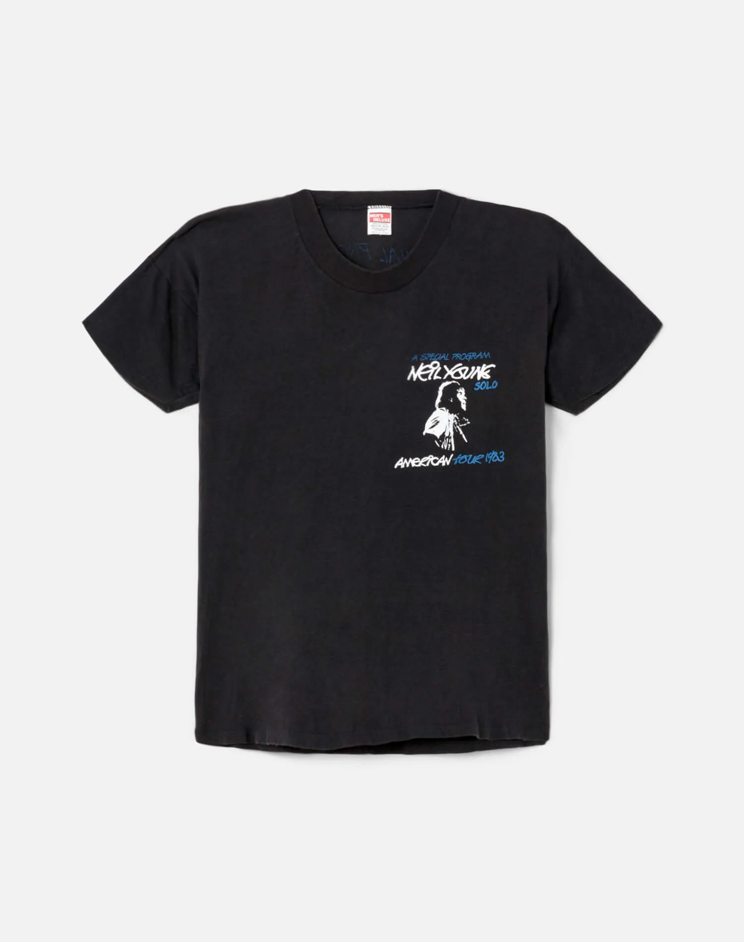 1983 Neil Young Solo Tour Tee sold by Re/Done