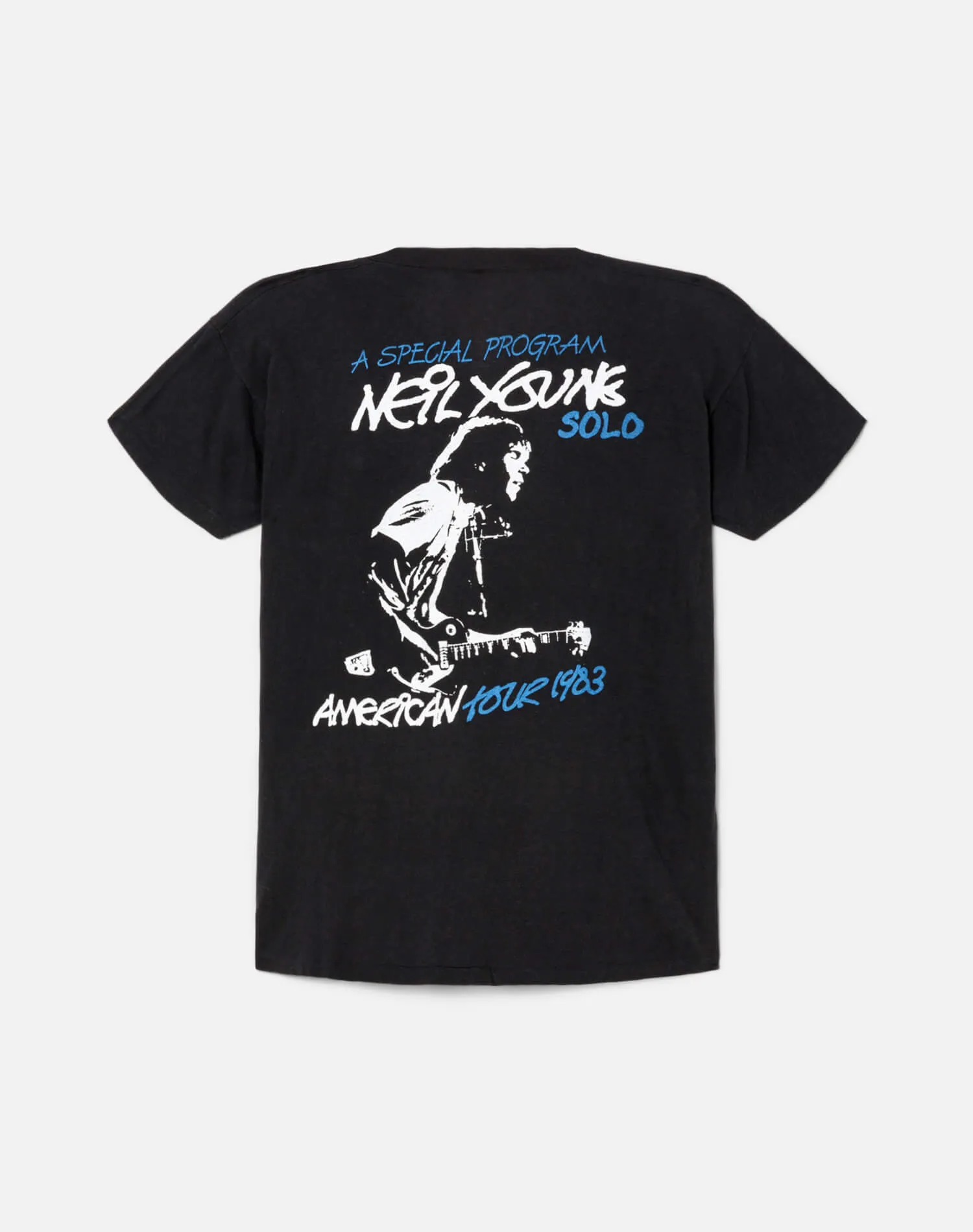 1983 Neil Young Solo Tour Tee sold by Re/Done product image thumbnail 2