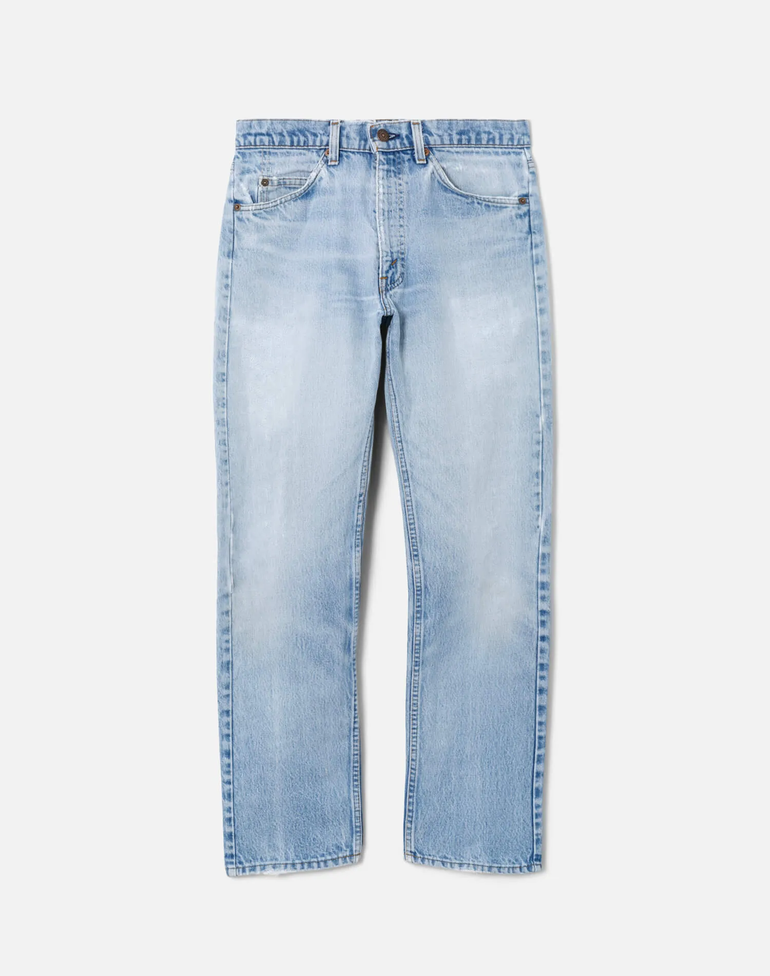 70s Orange Tab Distressed Levi's 505 -# 11 sold by Re/Done