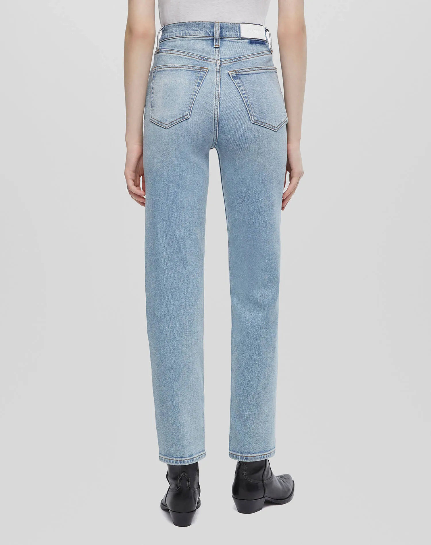 Comfort Stretch 70s Stove Pipe - Undertow sold by Re/Done product image thumbnail 4