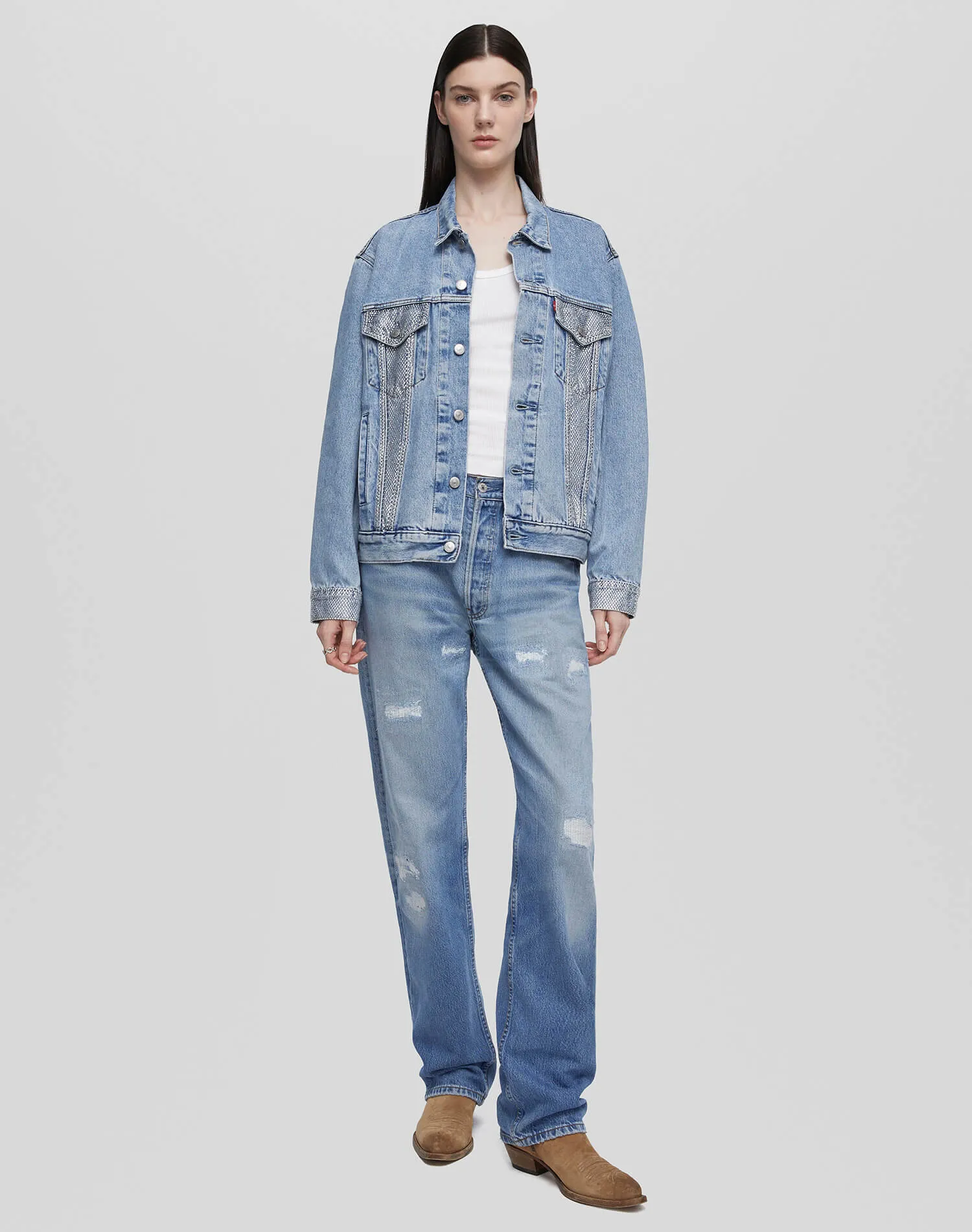 Levi's Diamond Trucker Jacket sold by Re/Done product image thumbnail 2