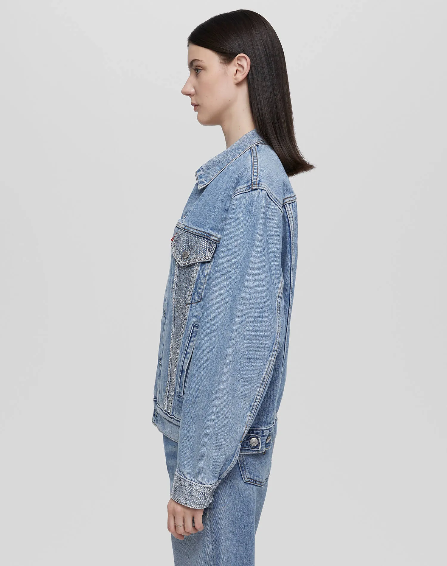 Levi's Diamond Trucker Jacket sold by Re/Done product image thumbnail 4