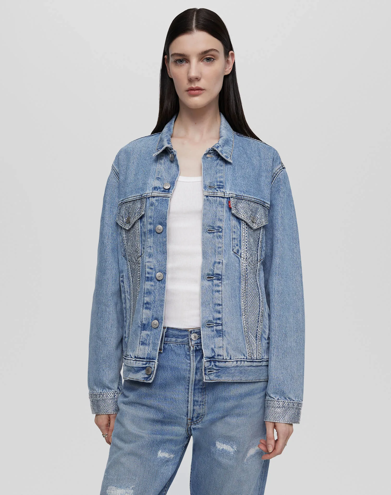 Levi's Diamond Trucker Jacket sold by Re/Done