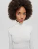 Hanes Ribbed Turtleneck - Vintage White sold by Re/Done