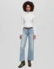 Hanes Ribbed Turtleneck - Vintage White sold by Re/Done