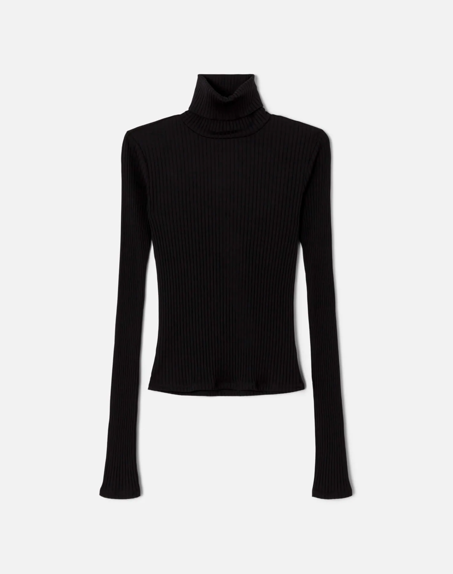 Hanes Ribbed Turtleneck - Black sold by Re/Done product image thumbnail 4