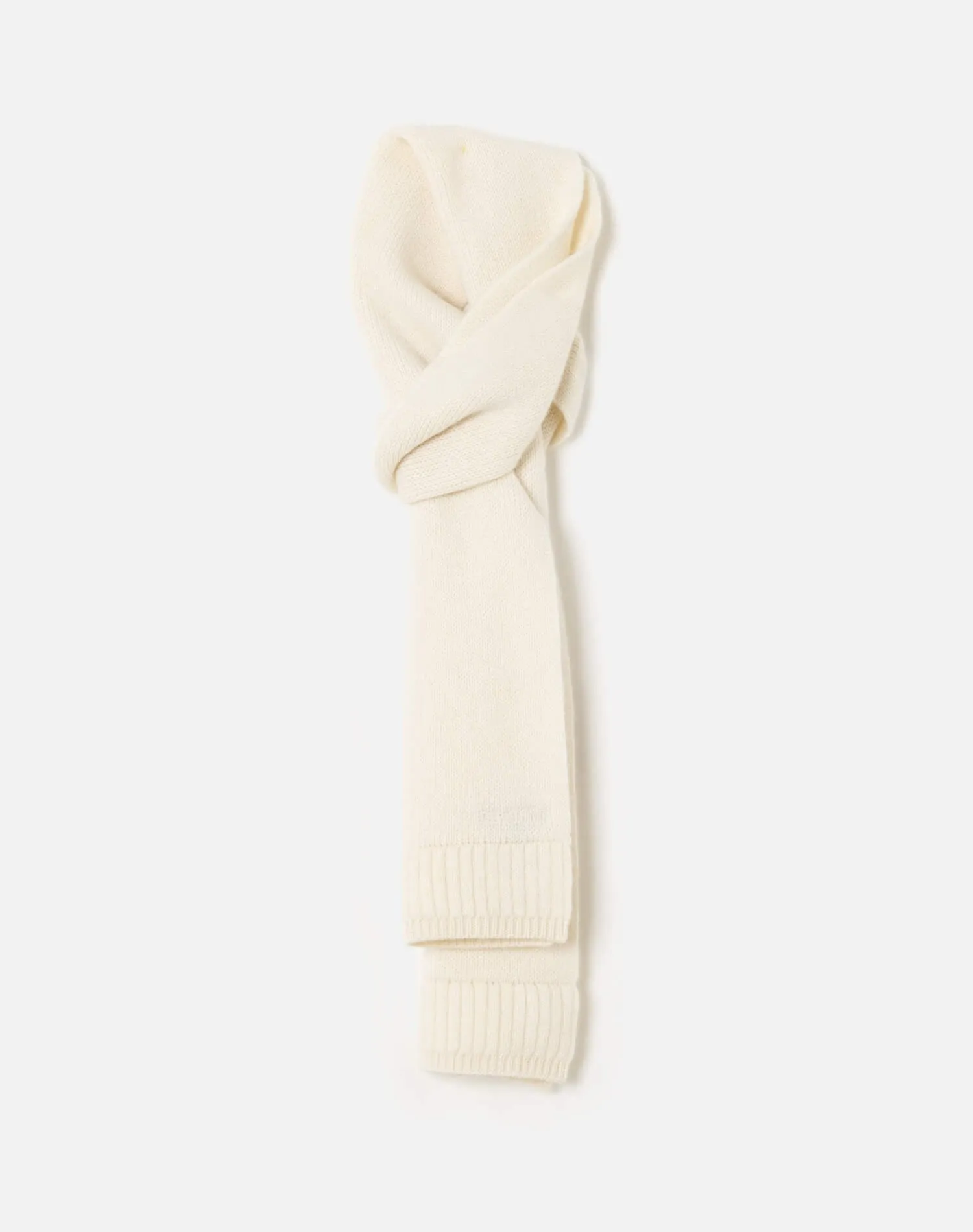 Cashmere Rib Scarf - Ivory sold by Re/Done product image thumbnail 4