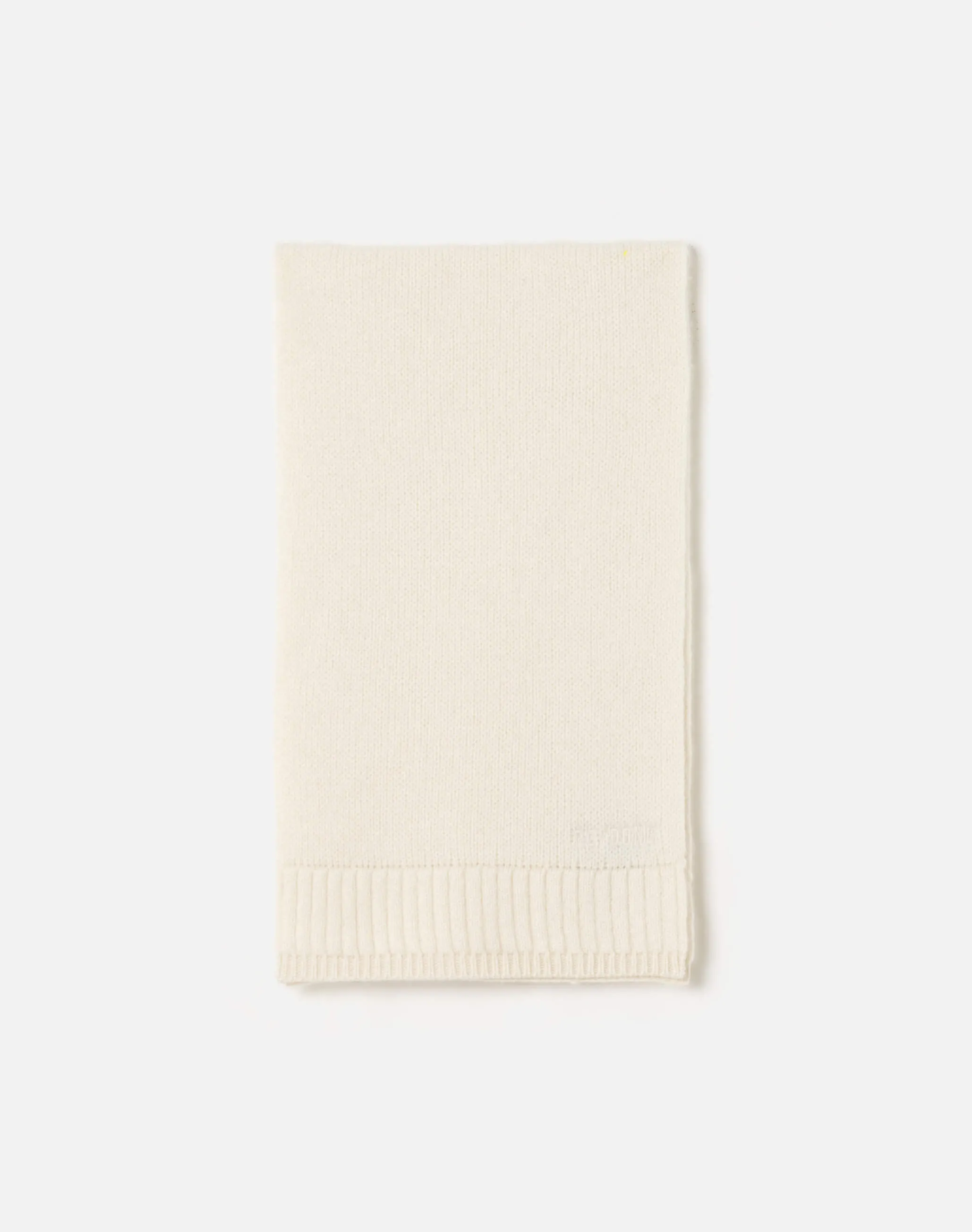 Cashmere Rib Scarf - Ivory sold by Re/Done