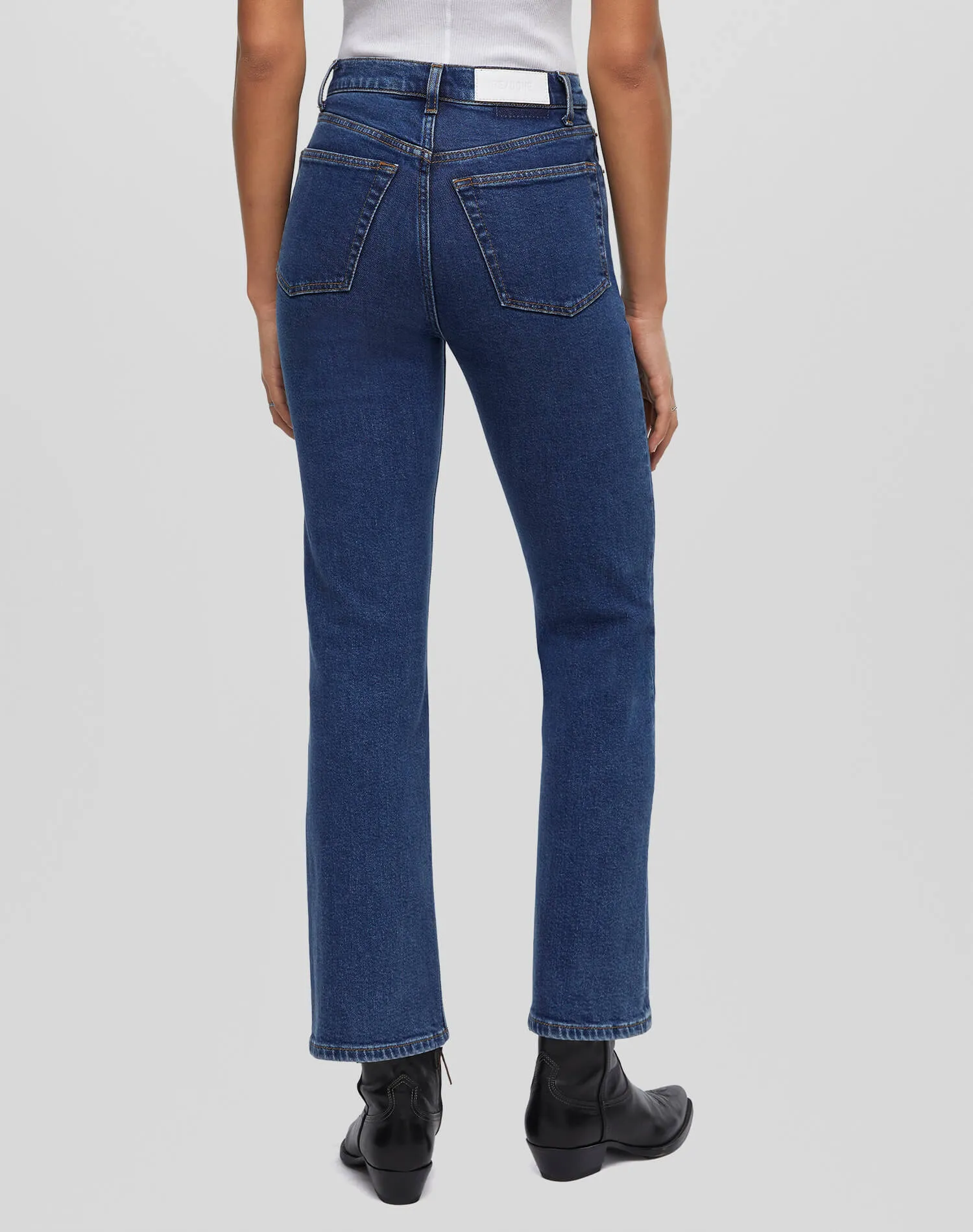 Comfort Stretch 70s Crop Boot - Faded Rider sold by Re/Done product image thumbnail 4