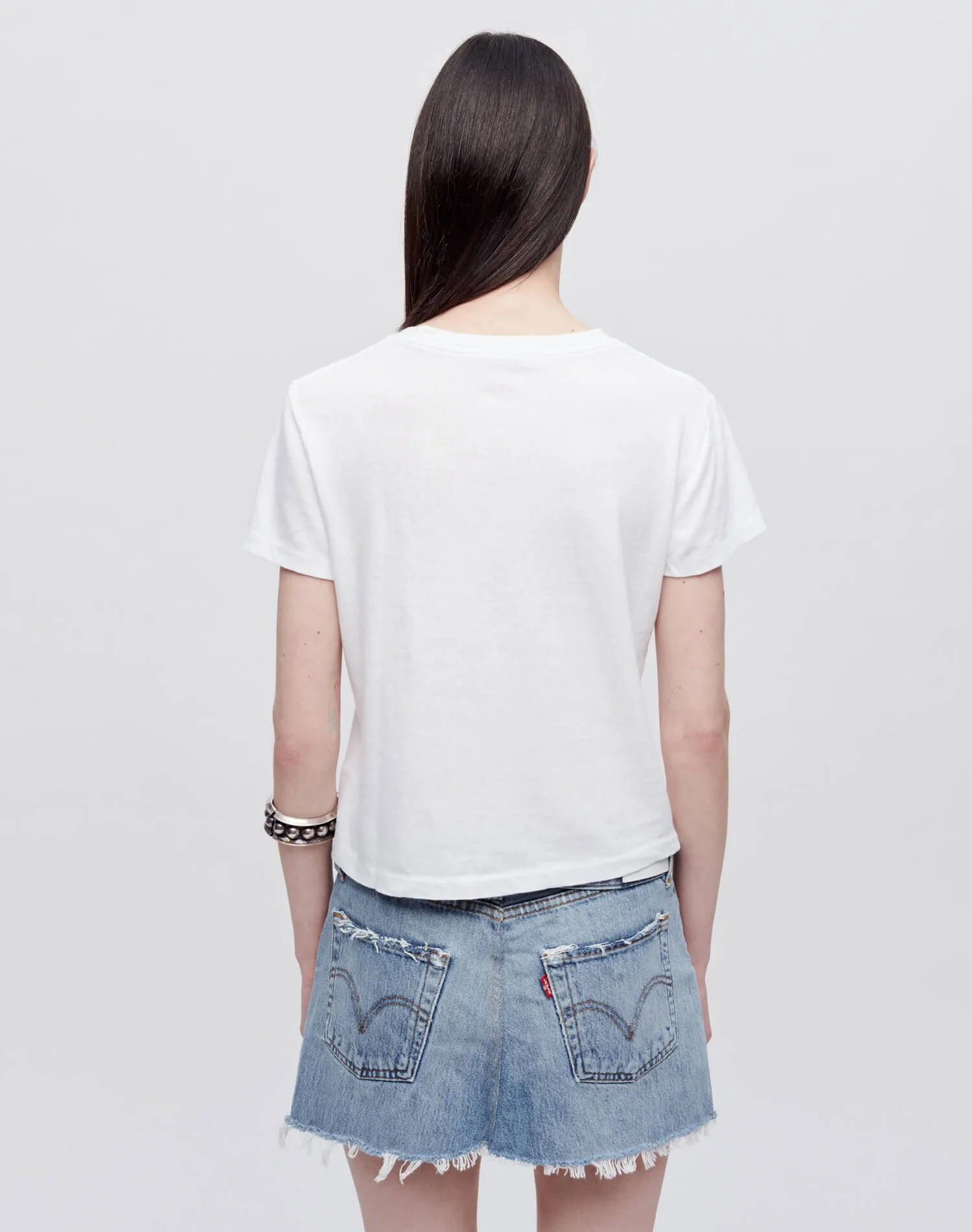 Classic "Ski Spree" Tee - Vintage White sold by Re/Done product image thumbnail 3