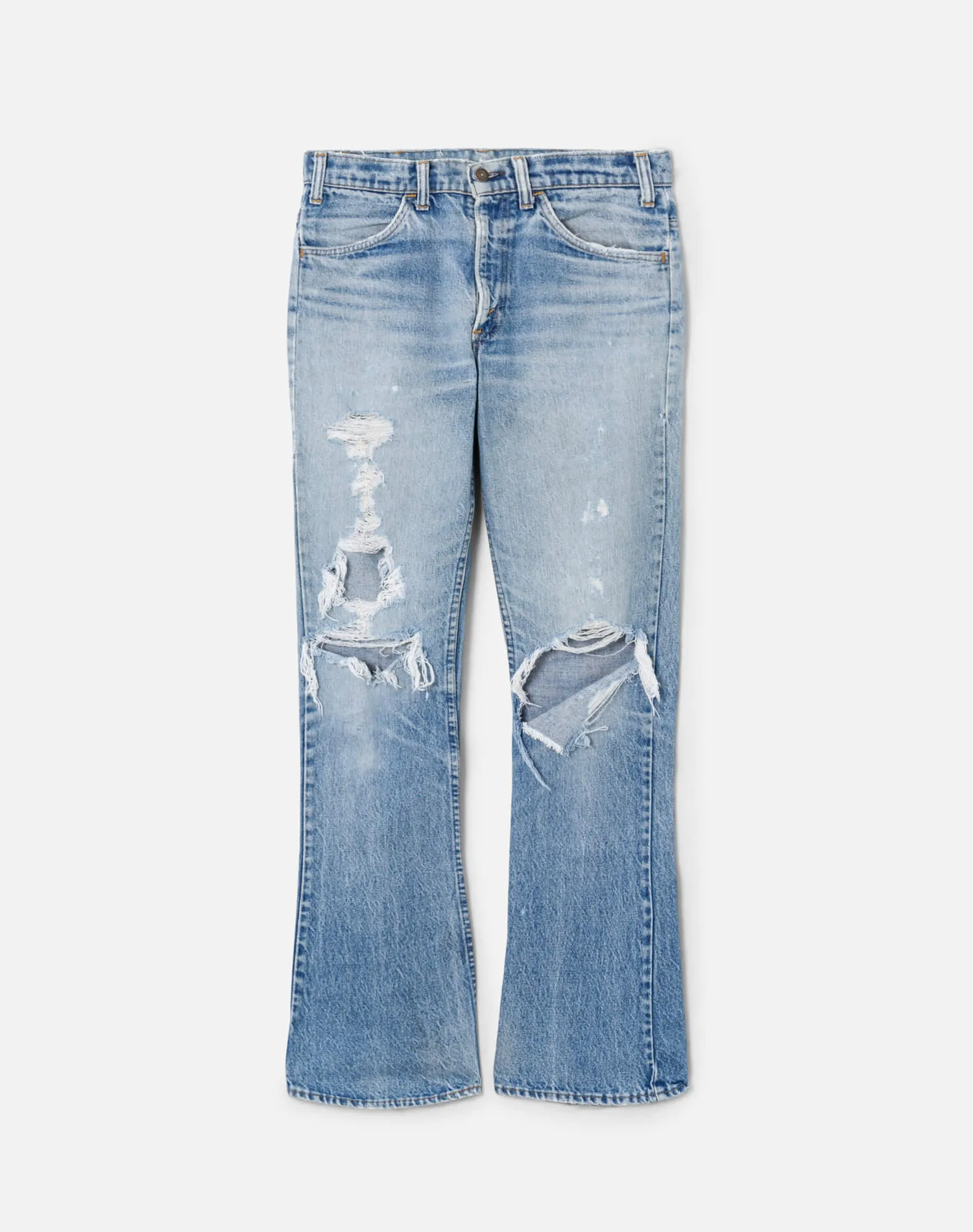 Distressed Zip Fly Orange Tab Levi's -# 31 sold by Re/Done