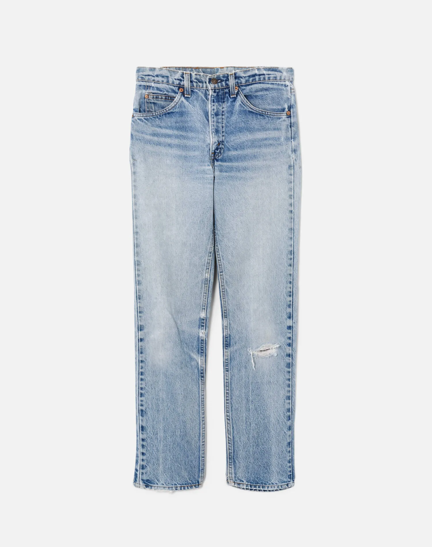 70s Orange Tab Levi's 505 -# 4 sold by Re/Done