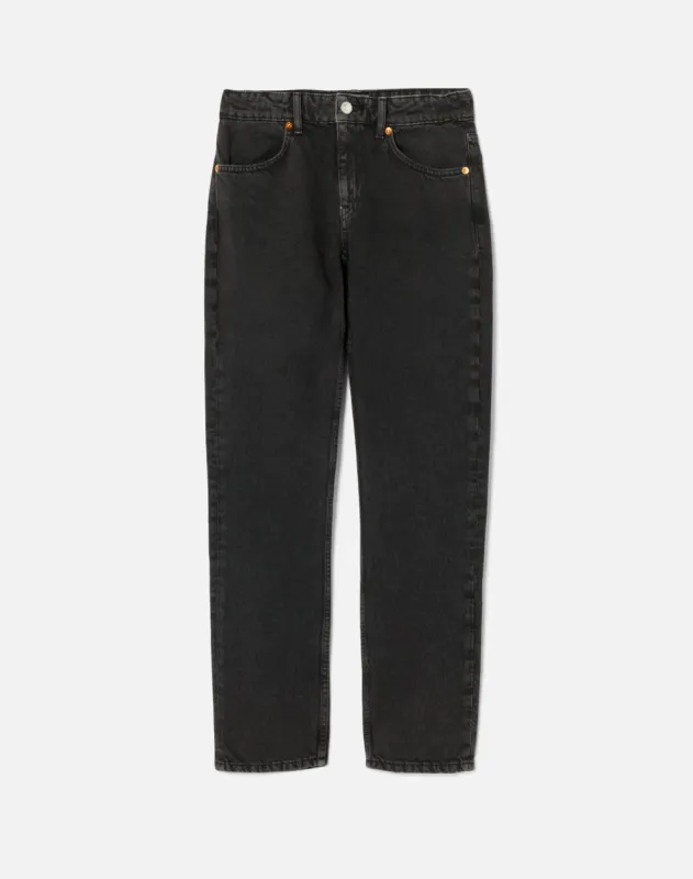 70s Low Rise Straight - Washed Black made by Re/Done