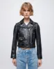 Leather Moto Jacket - Vintage Black sold by Re/Done