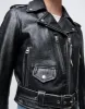 Leather Moto Jacket - Vintage Black sold by Re/Done