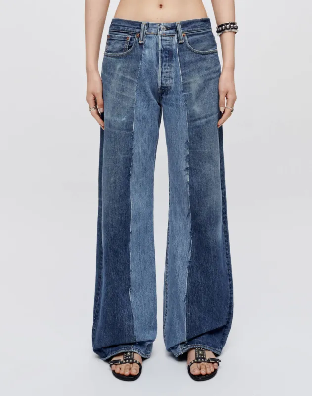 Levi's Fray Palazzo - Indigo sold by Re/Done