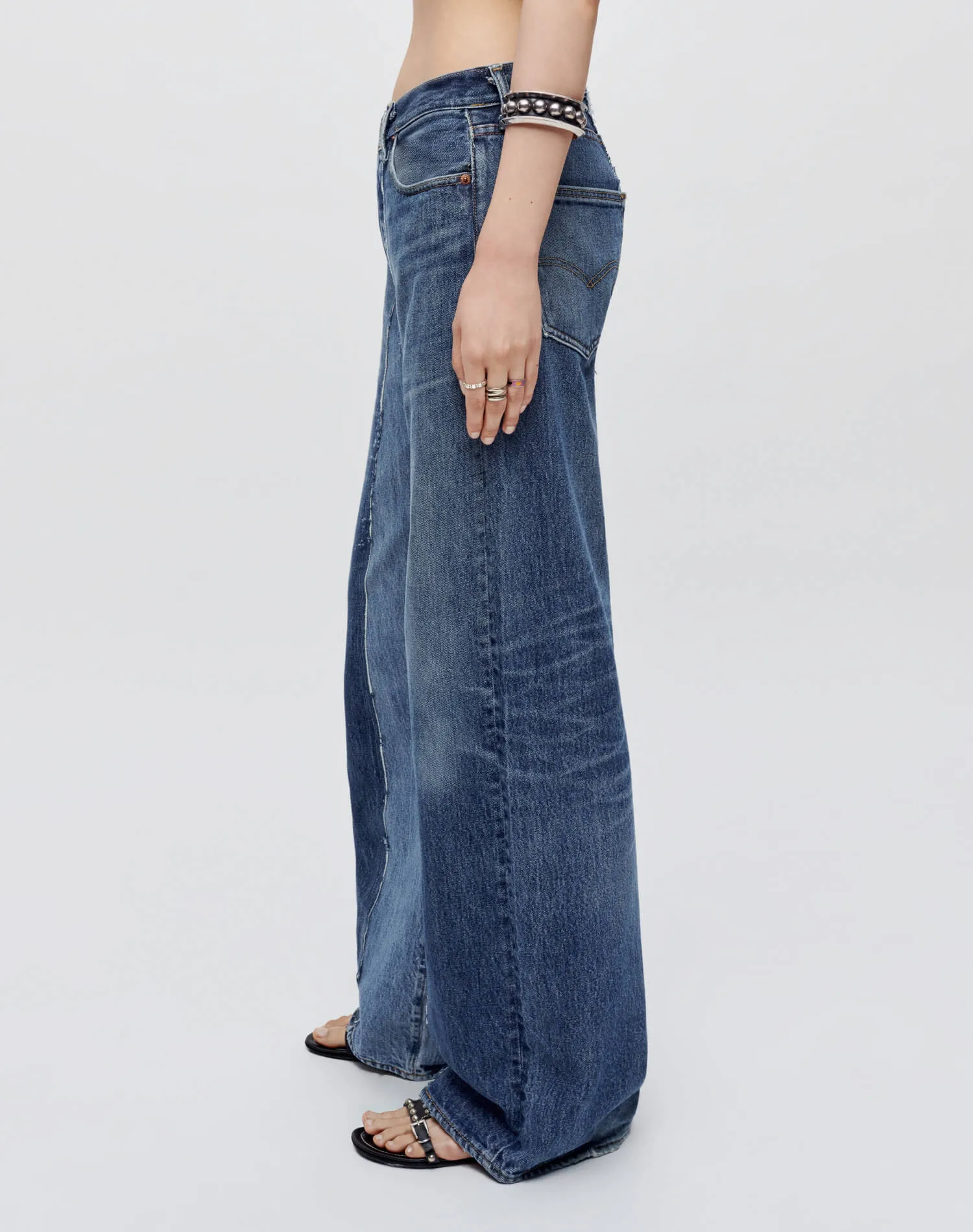 Levi's Fray Palazzo - Indigo sold by Re/Done product image thumbnail 3