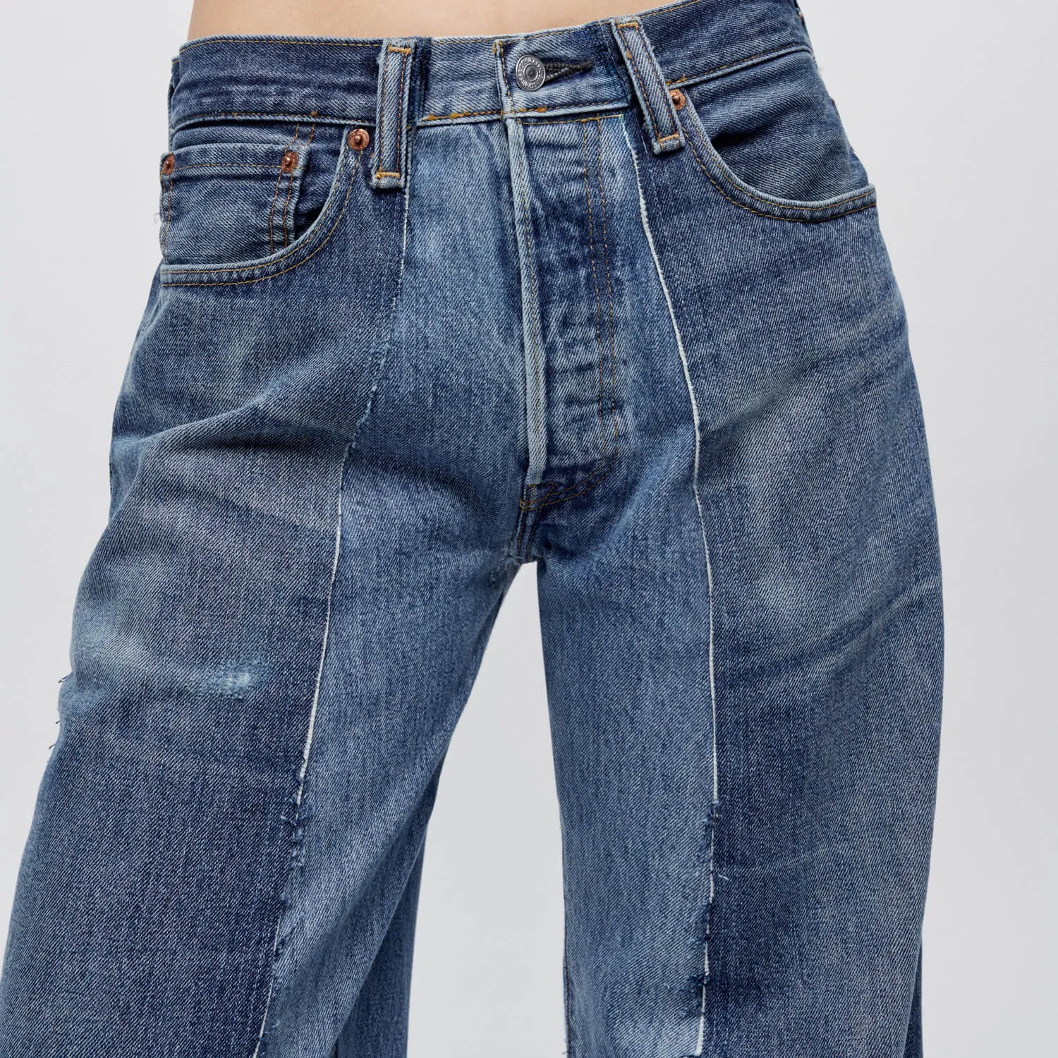 Levi's Fray Palazzo - Indigo sold by Re/Done product image thumbnail 5
