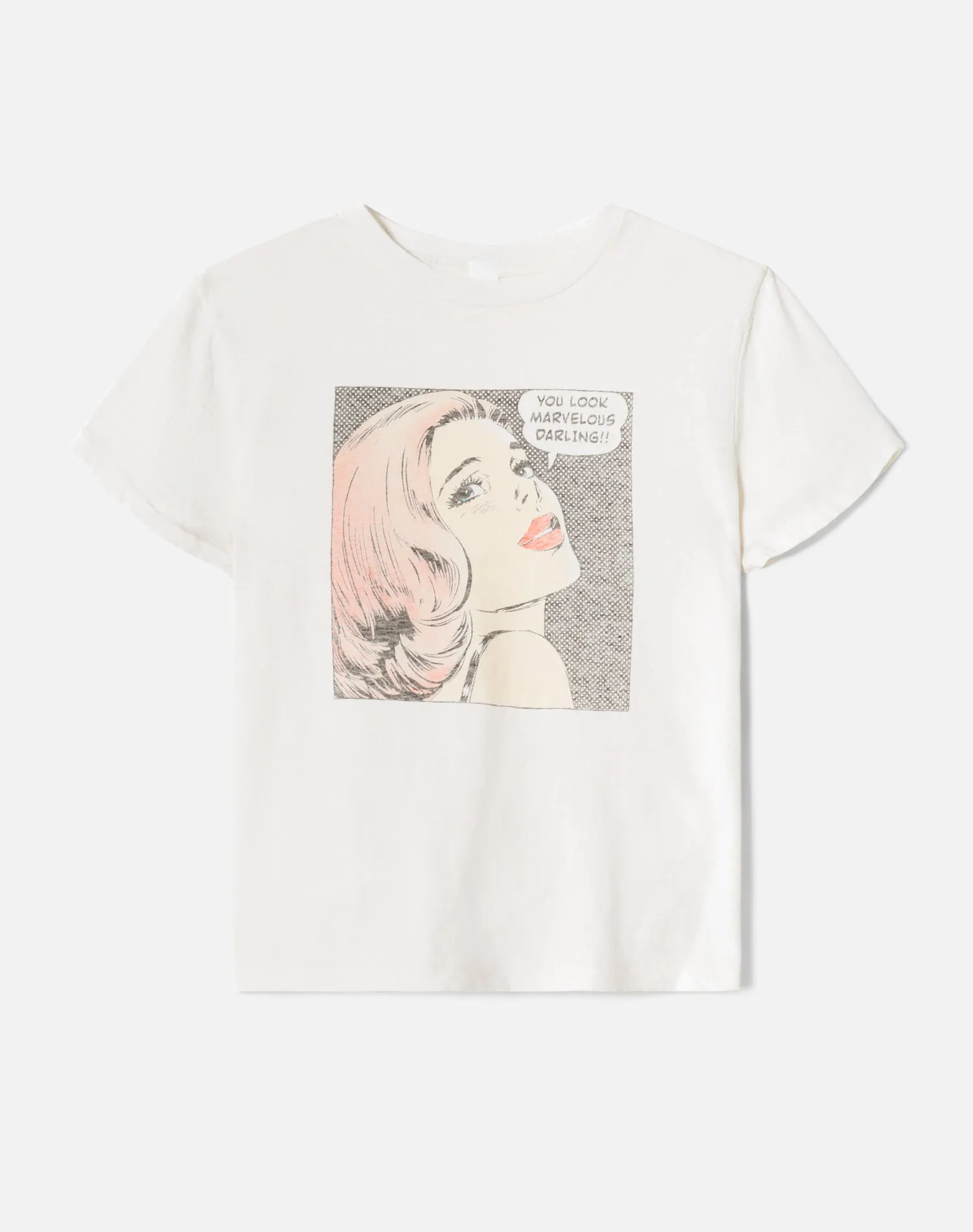 Classic "Marvelous" Tee - Vintage White sold by Re/Done
