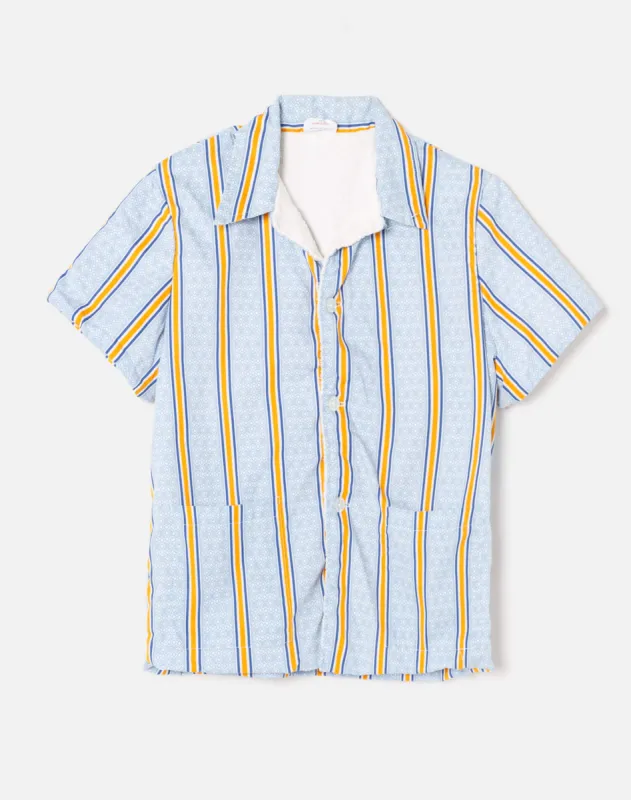 50s Terry Lined Button Up Shirt - #33 made by Re/Done