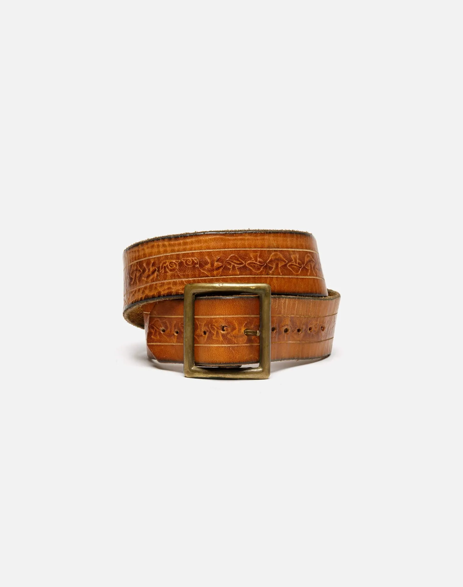 70s Mushroom Embossed Belt - #17 sold by Re/Done product image thumbnail 5