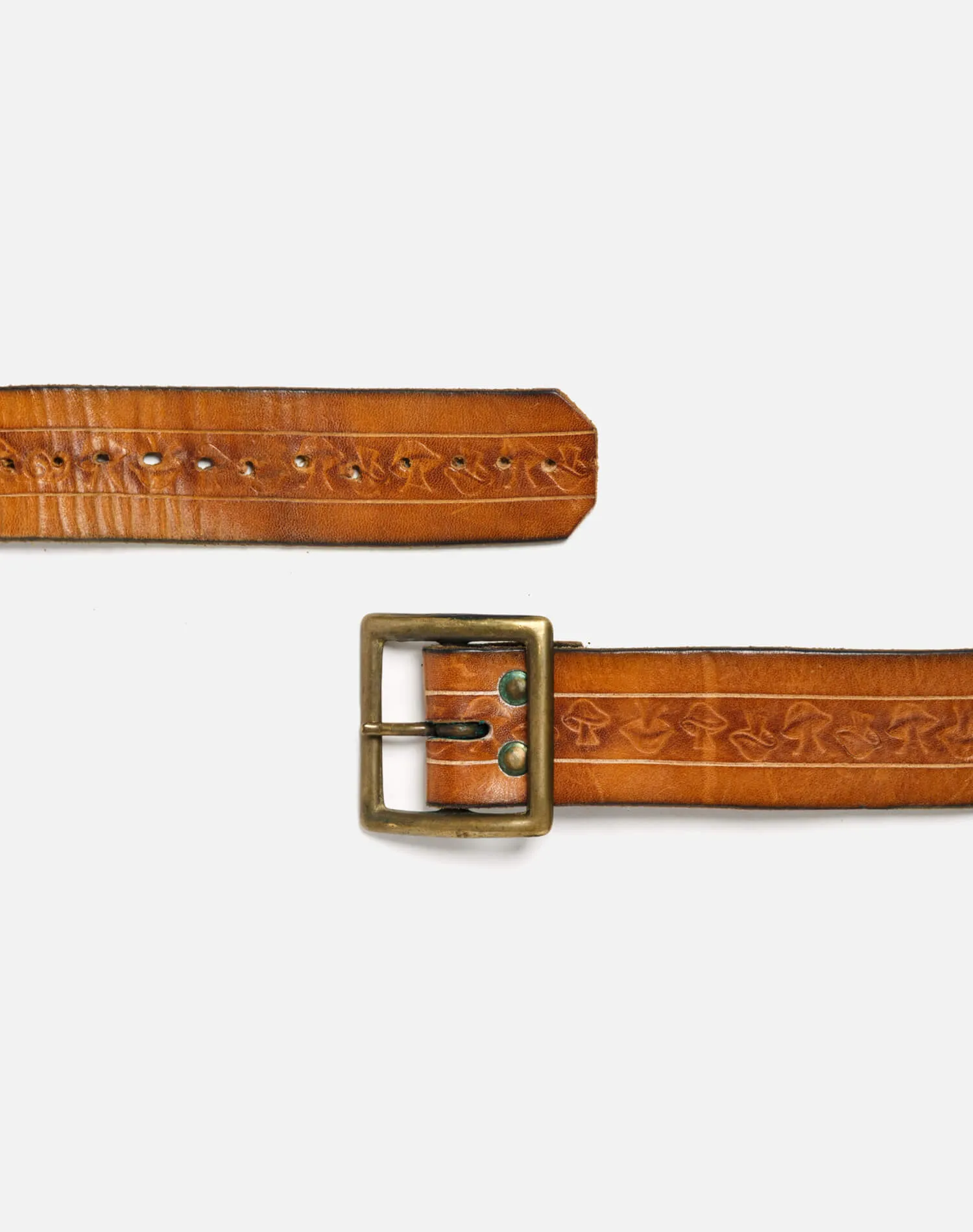 70s Mushroom Embossed Belt - #17 sold by Re/Done product image thumbnail 2