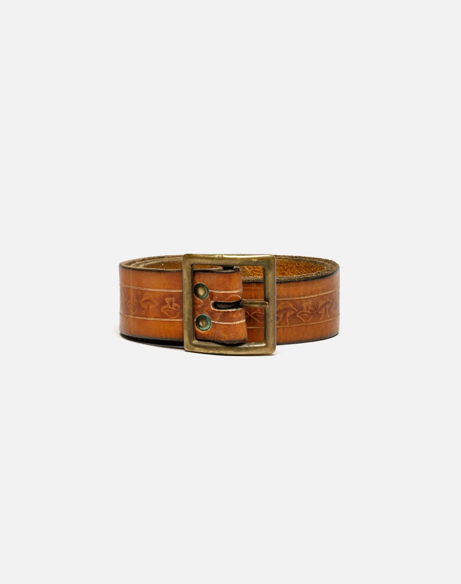 70s Mushroom Embossed Belt - #17 sold by Re/Done