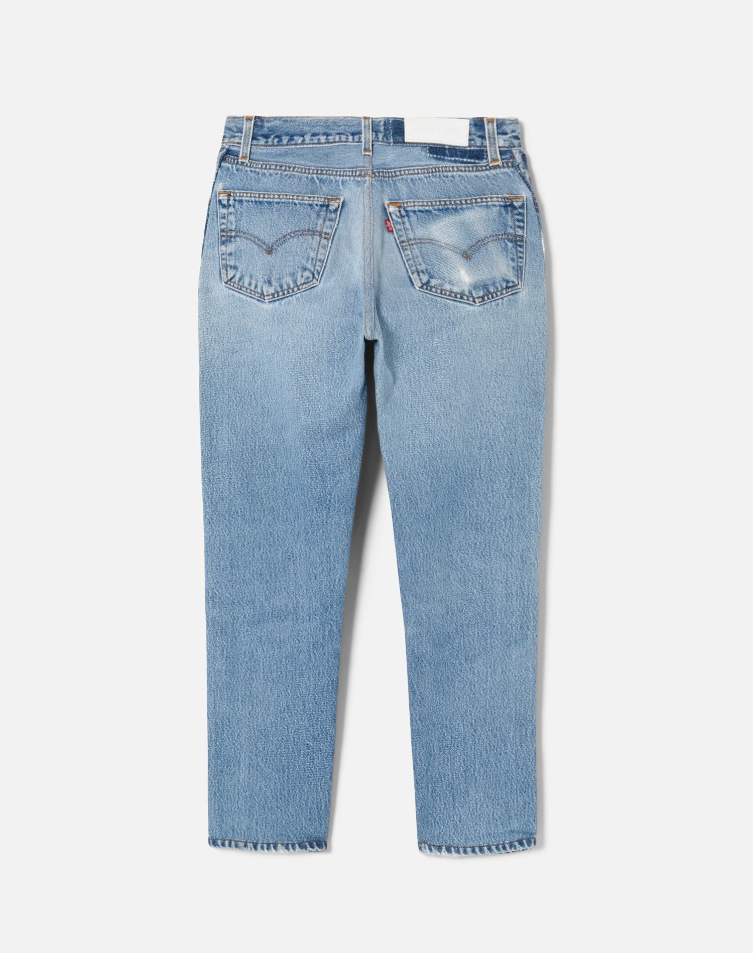 Double Needle Crop - Indigo sold by Re/Done product image thumbnail 2