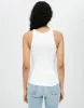 Ribbed Tank 3 Pack - White sold by Re/Done