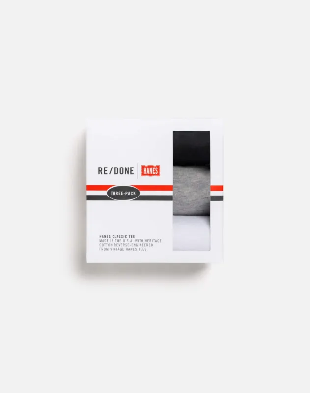 Classic Tee 3 Pack - Multi sold by Re/Done