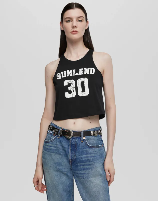 Shrunken Boyfriend Jersey - Black made by Re/Done