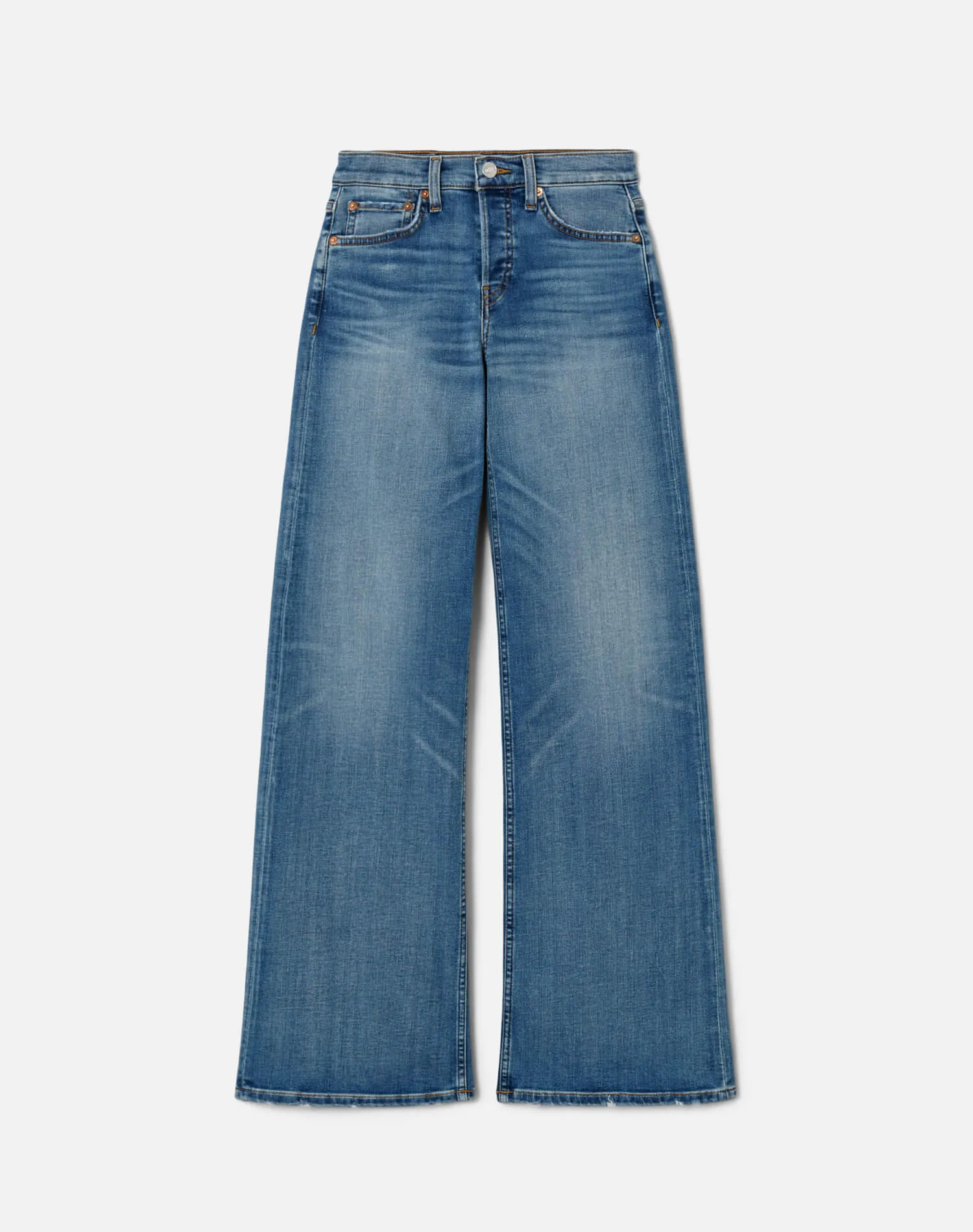 Comfort Stretch Mid Rise Wide Leg - Blasted sold by Re/Done product image thumbnail 5