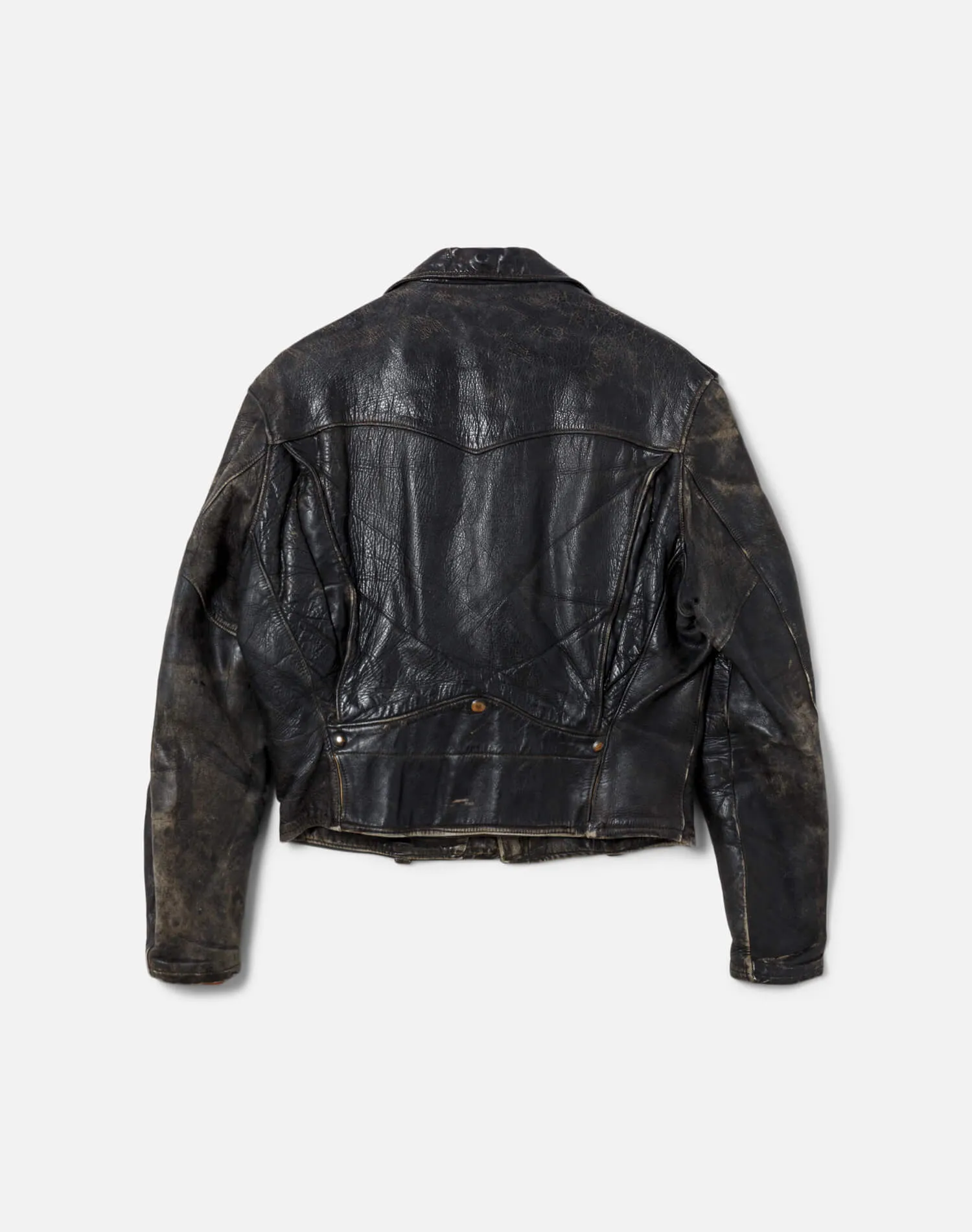 50s Leather Moto Jacket- #24 sold by Re/Done product image thumbnail 2
