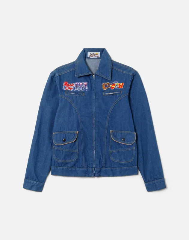 70s Music City Denim Jacket- #19 sold by Re/Done