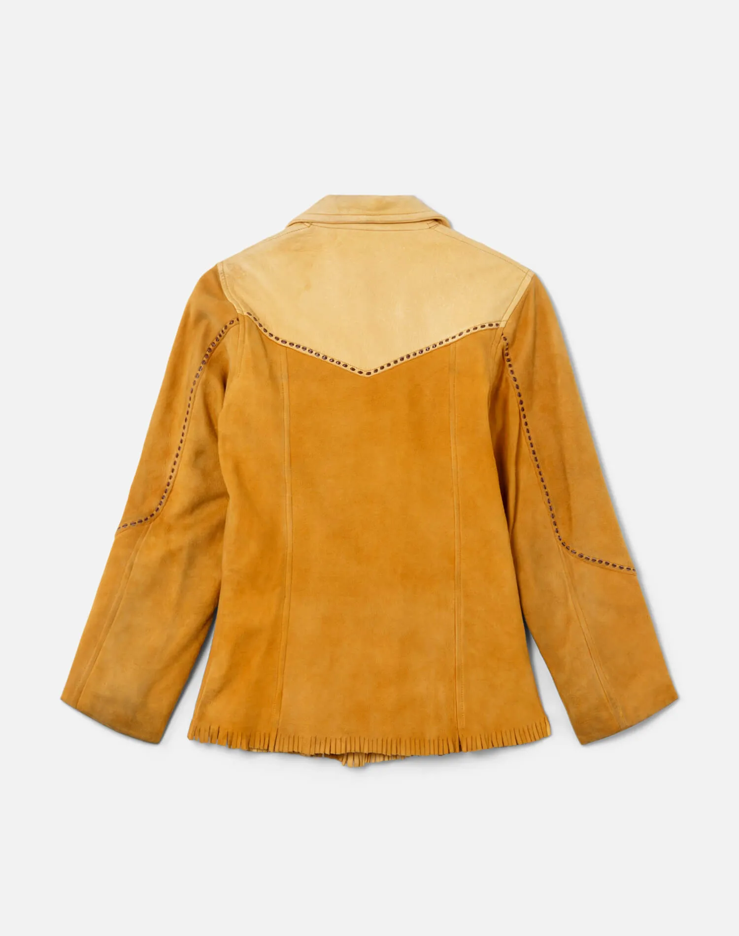 50s Suede And Leather Fringe Jacket- #7 sold by Re/Done product image thumbnail 2