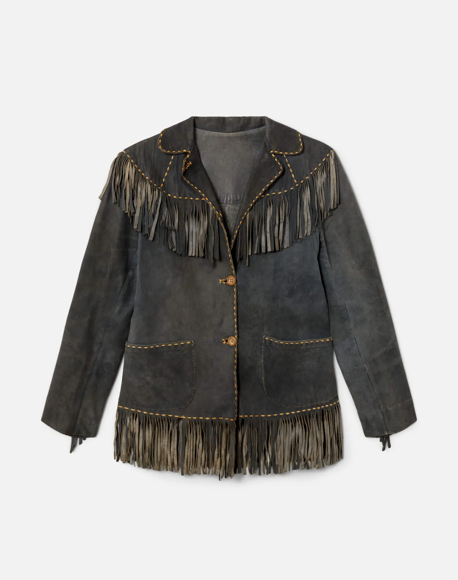 50s Suede Fringe Jacket- #5 sold by Re/Done