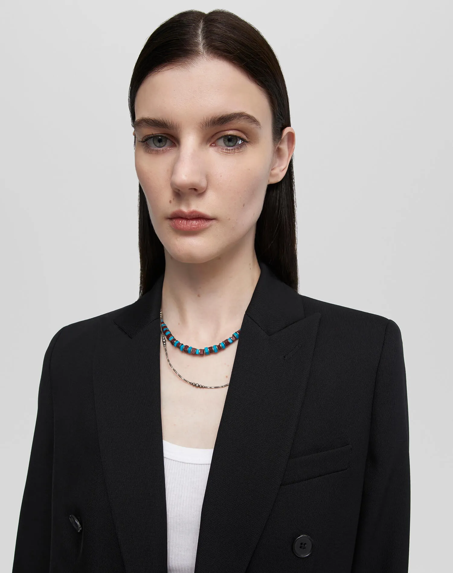 Double Breasted Long Blazer - Black sold by Re/Done product image thumbnail 3