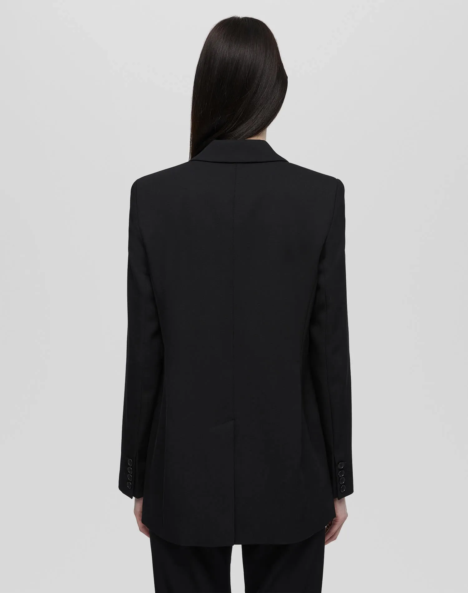 Double Breasted Long Blazer - Black sold by Re/Done product image thumbnail 5