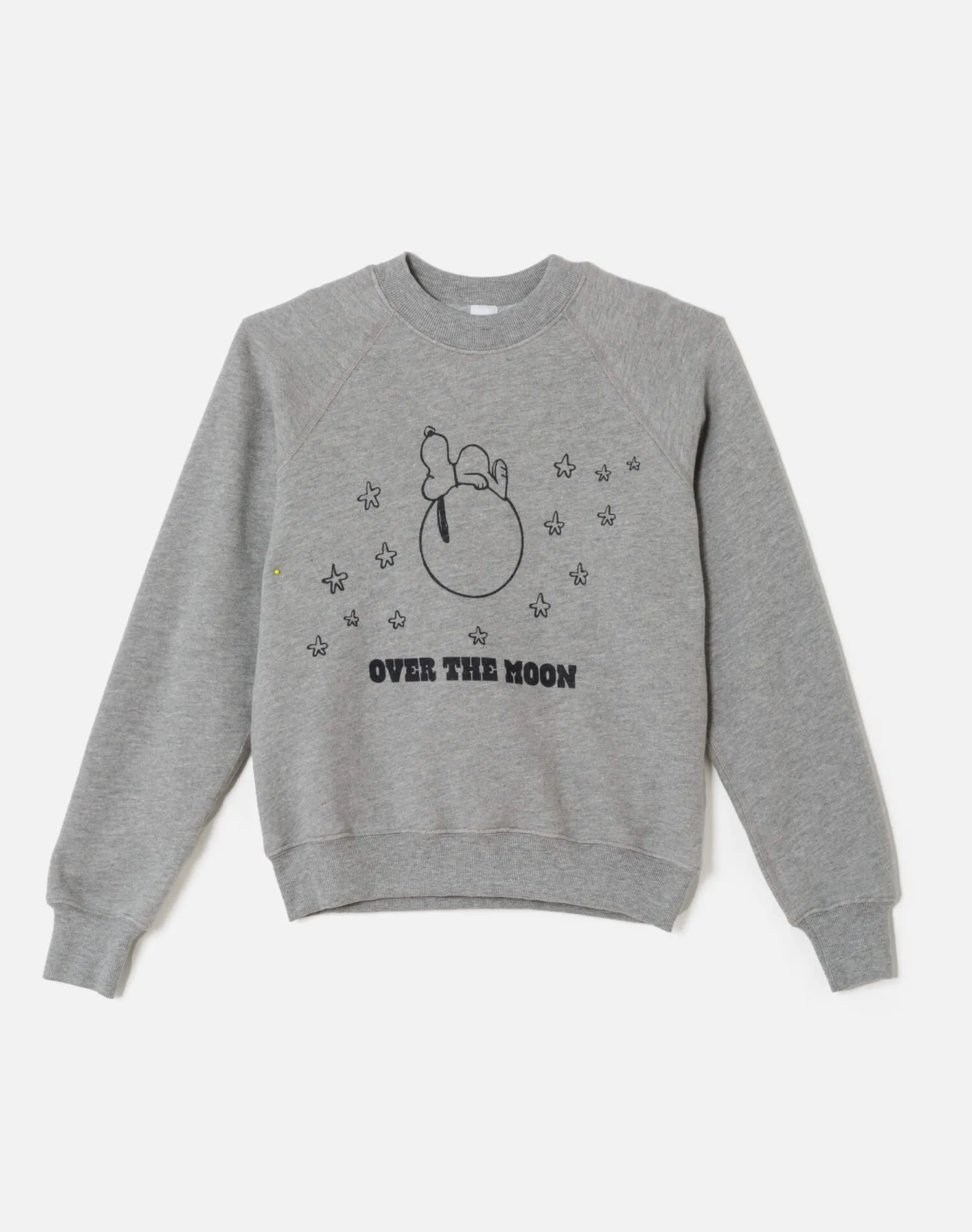 Classic "Snoopy Moon" Crewneck - Heather Grey sold by Re/Done product image thumbnail 5