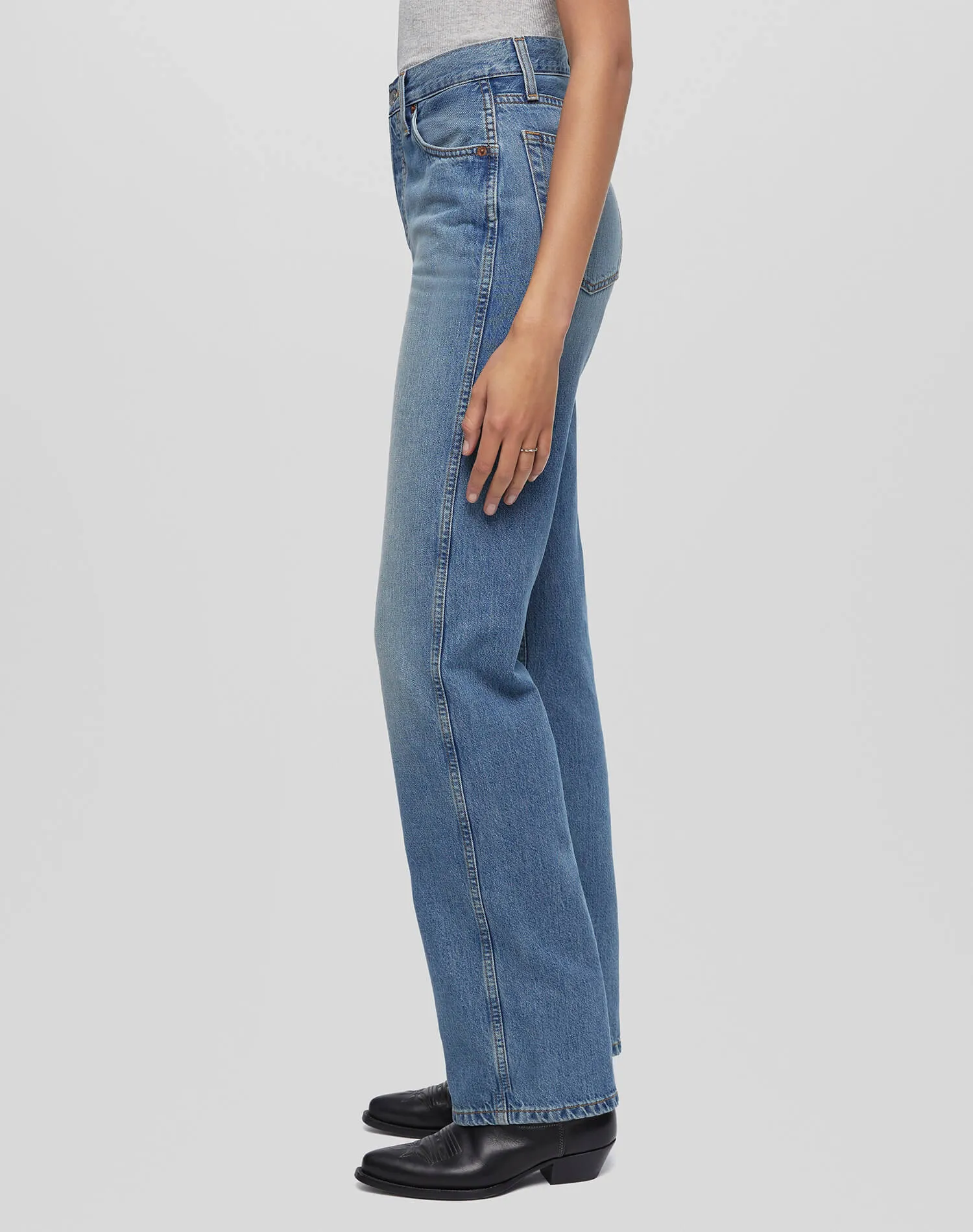 90s High Rise Loose - Mid Fade sold by Re/Done product image thumbnail 3