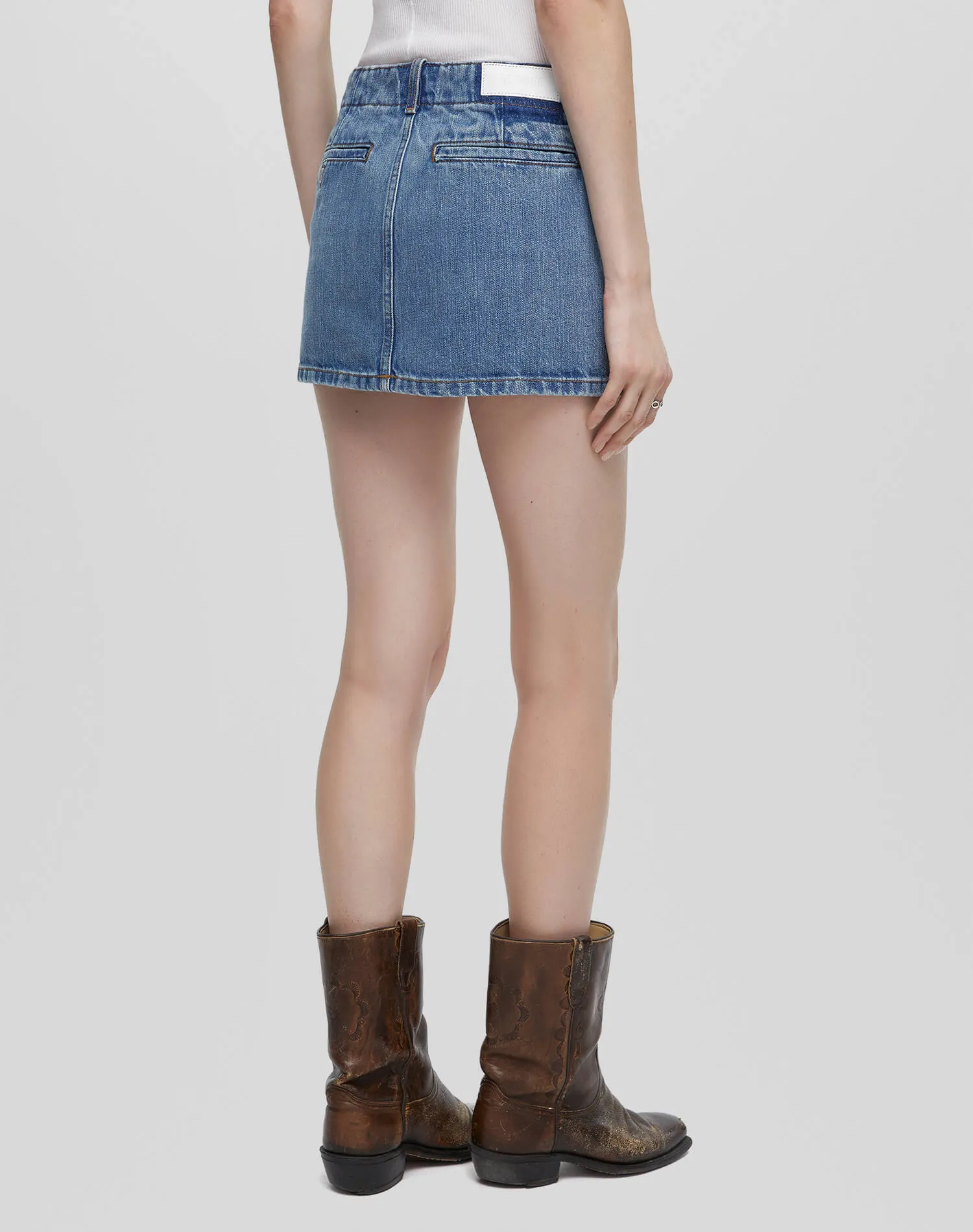 The Slacker Skirt - Mid Fade sold by Re/Done product image thumbnail 4