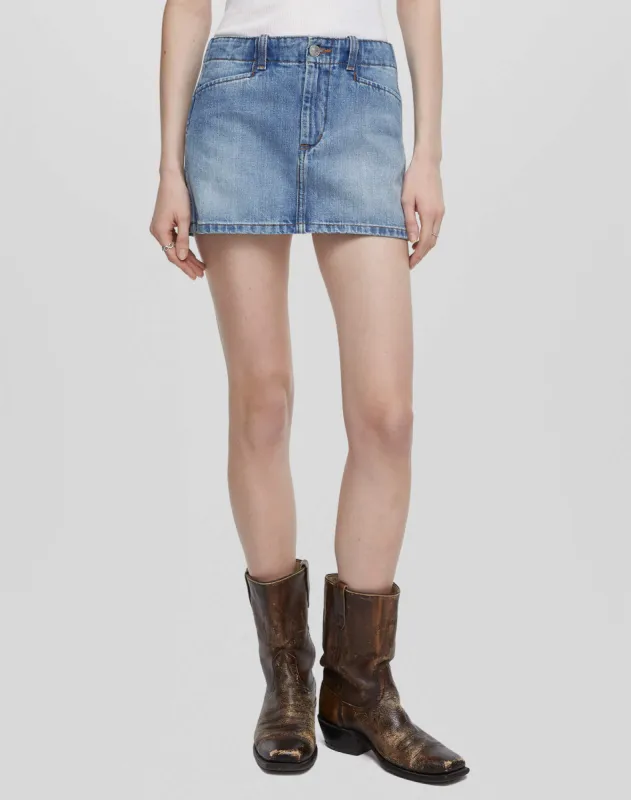 The Slacker Skirt - Mid Fade made by Re/Done