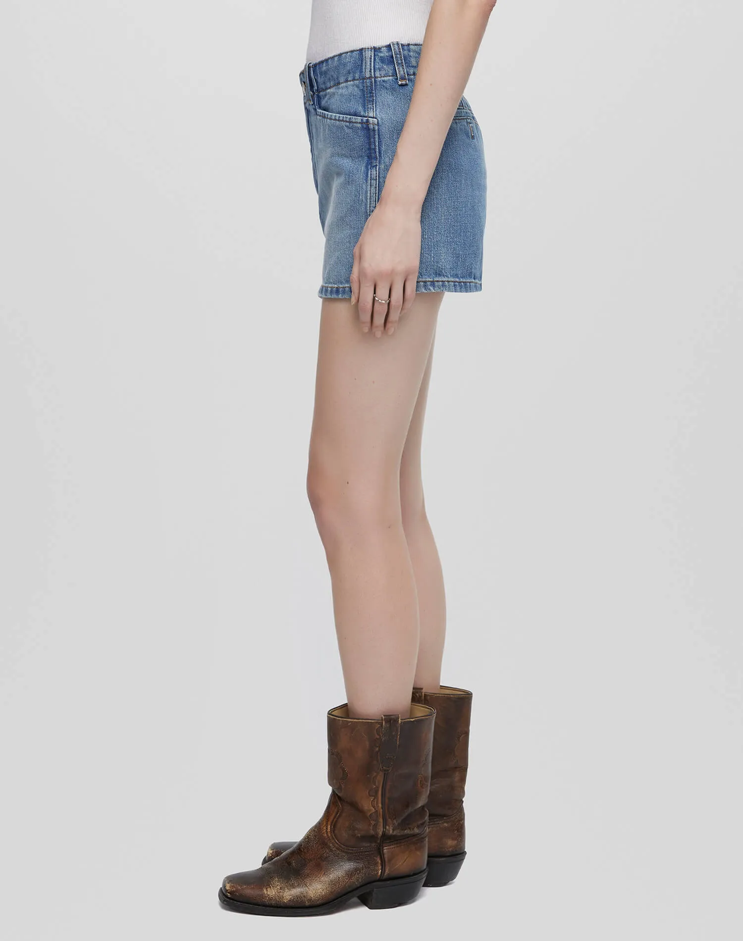 The Slacker Skirt - Mid Fade sold by Re/Done product image thumbnail 3