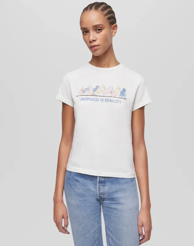 Classic "Bird" Tee - Vintage White sold by Re/Done