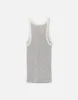 Hanes Ribbed Rank - Grey with Vintage White sold by Re/Done