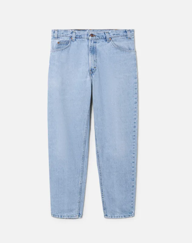 80's Orange Tab Levi's 550 -#32 made by Re/Done